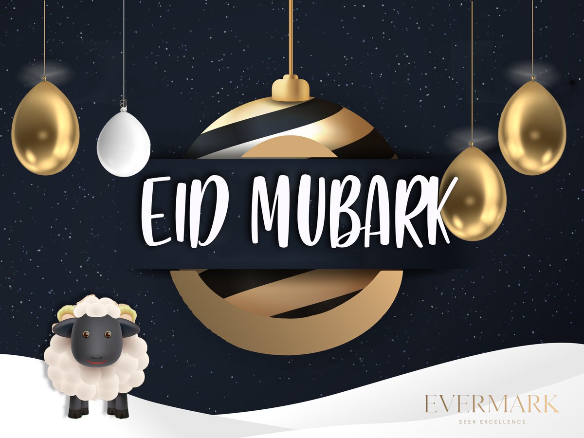 Evermark2022's tweet photo. إيفرمارك تتمنى لكم عيد أضحى مبارك 🥳🎈
EVERMARK WISHES YOU EID ADHA MUBARK 🥳🎈
#استشارة_مجانية
#استشارى_متخصص
#عيدسعيد
#عيدالاضحي
#realestate
#Evermark
#we_help_you_aim
#eiduladha https://t.co/lTW0LzkF95