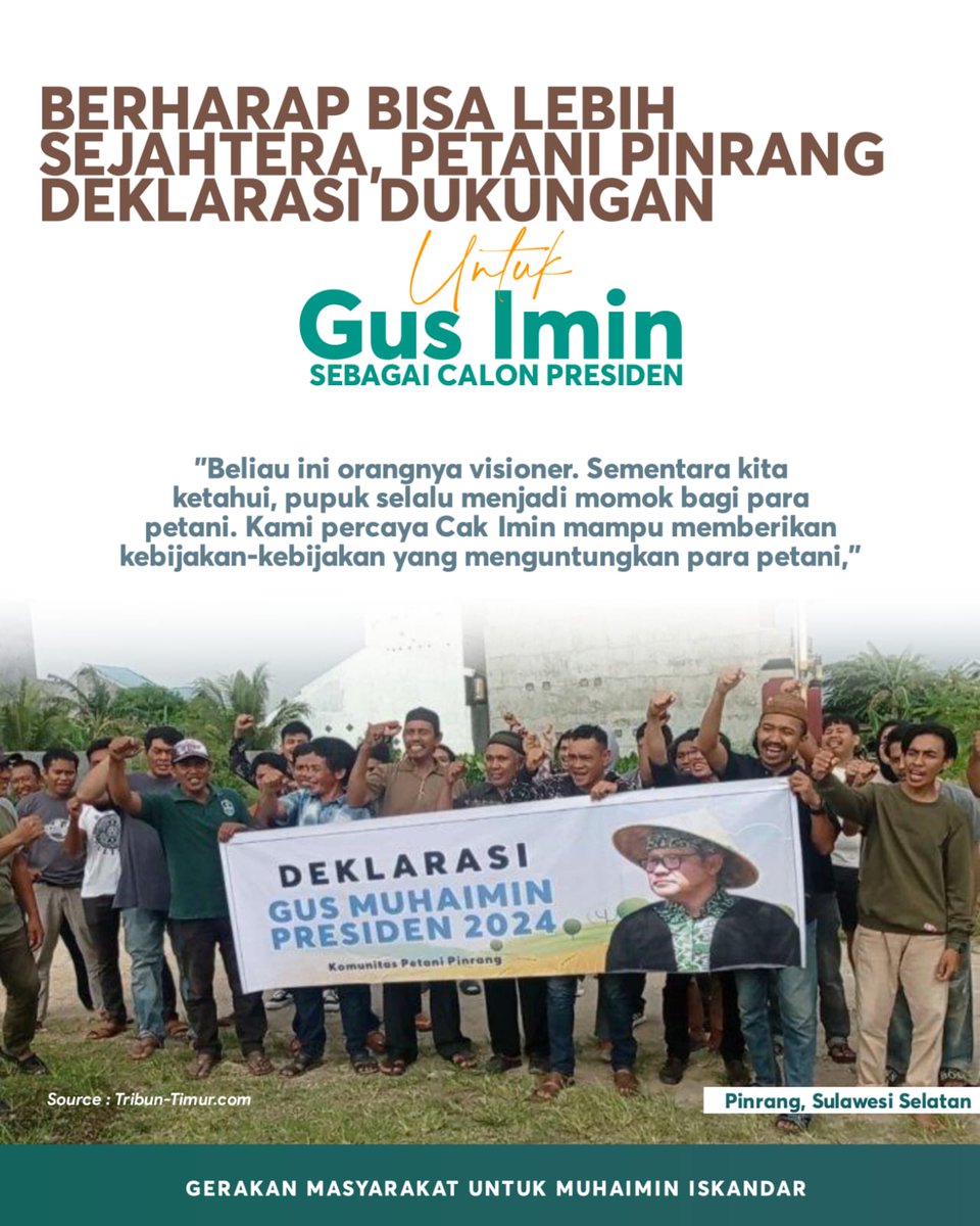 #GusIminPresiden
#MuhaiminIskandar
#PartaiKebangkitanBangsa

<a href="/azharialazhar/">M. MASHARI</a>
