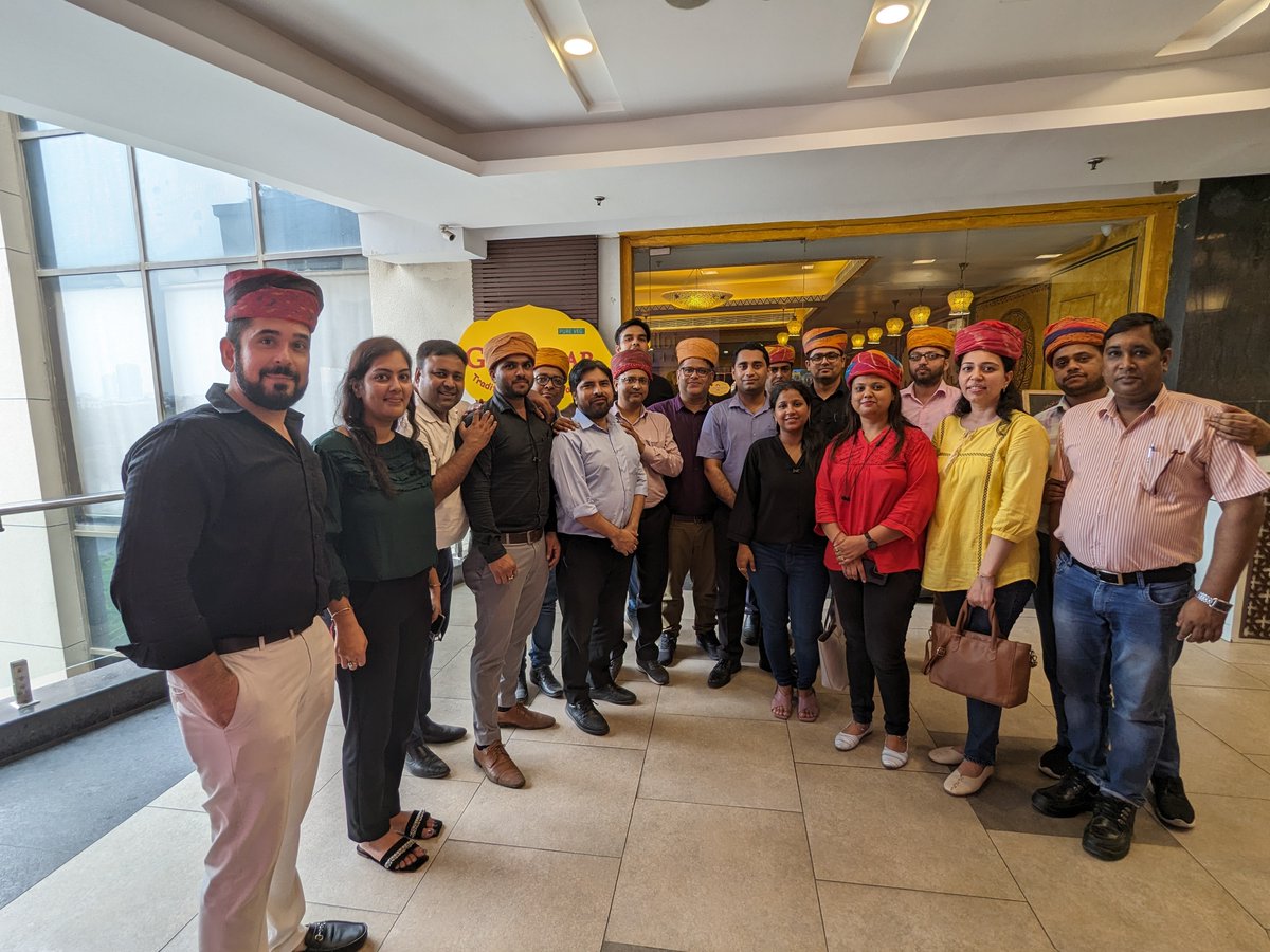 Kiet_edu's tweet photo. #KIET_Group_of_Institutions took a significant step in prioritizing #employee #welfare and fostering strong relationships. Along the same line, the #Computer_Science_Department organized a #team_lunch at Ghoomar Restaurant.
#KIETGZB #kietengineeringcollege #KIET #AKTU #AICTE https://t.co/cSnIaTy4lJ