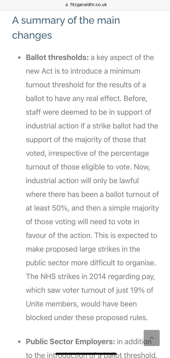 Dear 🇬🇧,

With 43% turnout and 84% voting yes, this RCN ballot would have firmly passed had it not been for the 2016 Trade Union Act that assaulted our right to strike. It's a dirty victory for this corrupt government that will only prove to hurt patients.

#SOSNHS #NursesStrike