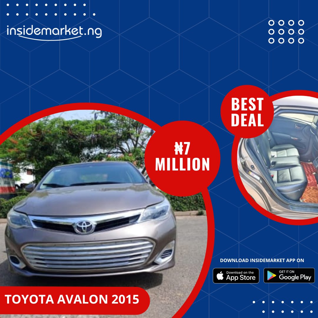 InsideMarket_'s tweet photo. Buy nice cars at market best prices on https://t.co/WrCy0vEwCA π
Click link below to download our Mobile App π²
https://t.co/NWW6mmug21
#insidemarketng #insidemarket #cars #luxury #automobile #deals #cardeals #cardealer #gistlover https://t.co/Pk1I2dTFdo
