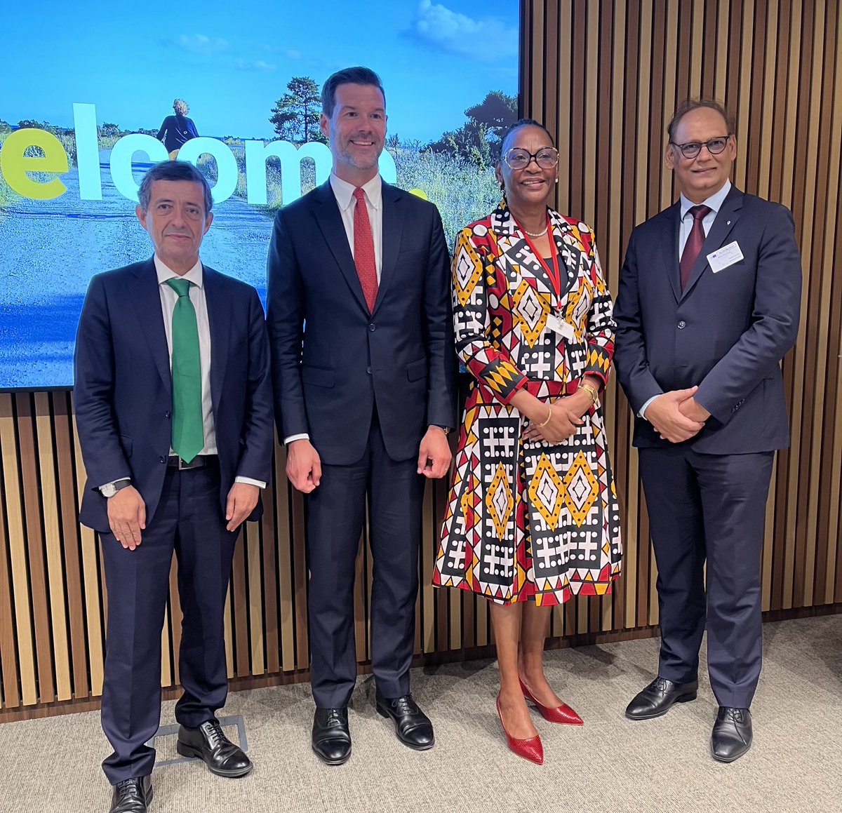 czorrinho's tweet photo. At the Swedish Embassy in Brussels with the co-president Ana Sithole,the Minister of Cooperation Johan Forssell and the President of the Council of ACP Magen Seeruttun.This afternoon the JPA continues with a debate with the two Councils. ⁦@EP_Development⁩ ⁦@PressACP⁩ https://t.co/bl5y3GSn5j