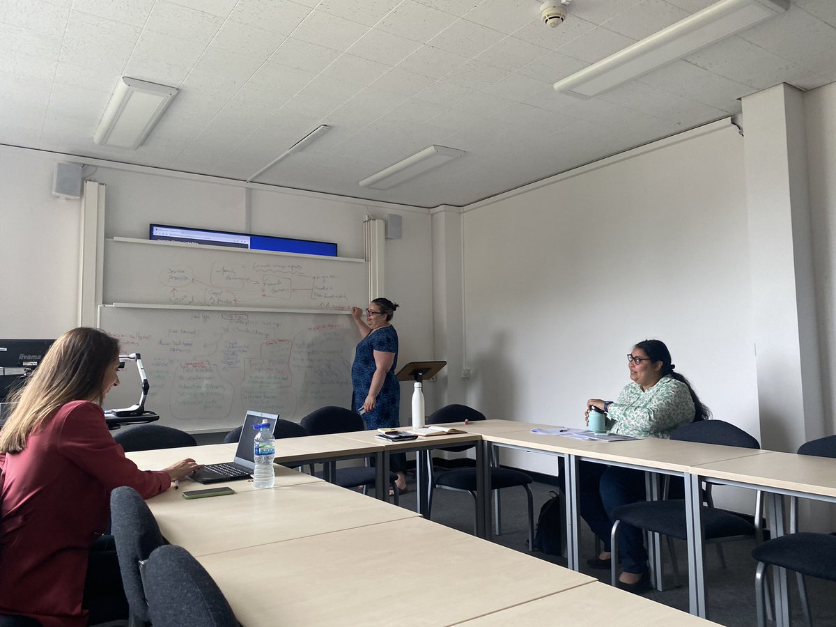 Kicking off #DSA2023 at the @UniofReading with a PhD masterclass aka manuscript overhaul sesh with Prof Sarah Cardey, @SwaroopaLahiri @ucsb and Majo Ayala Molina @GlobalDevInst