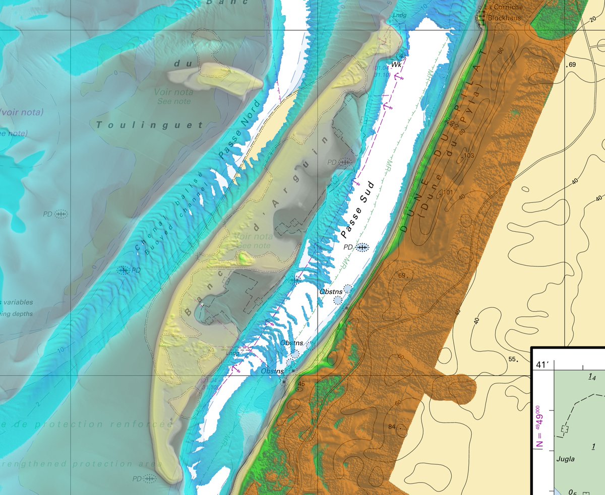 shom_fr's tweet photo. #Litto3D | Arcachon comme si vous y étiez !
🌞L'été se profile même dans nos données avec la mise en ligne des #OpenData Lidar pour le bassin d'Arcachon.
Elles enrichissent le référentiel géographique littoral de la région @NvelleAquitaine 👍 https://t.co/fxiajg9aqH