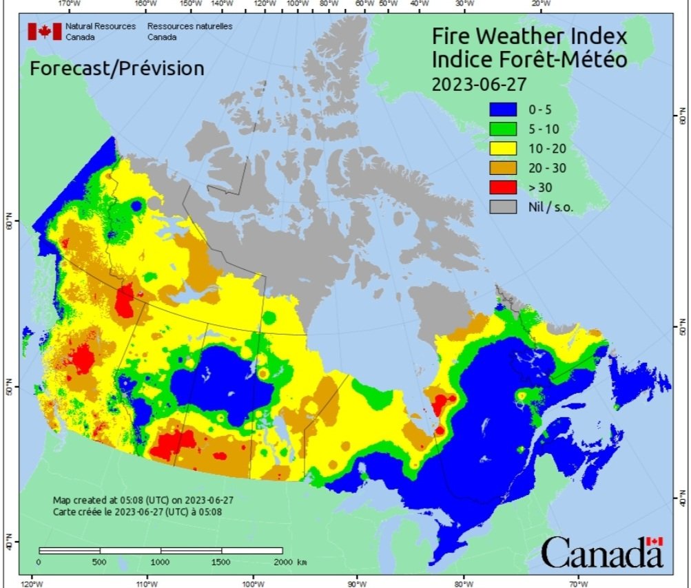 us_vrc_midwest's tweet photo. Once again, a haze and dangerous air quality looms over much of the area from #CanadaWildFires.  

Air Quality levels are considered "UNHEALTHY" as particulate matter is 177 and ANYONE can experience negative health effects! https://t.co/zPffdh8080