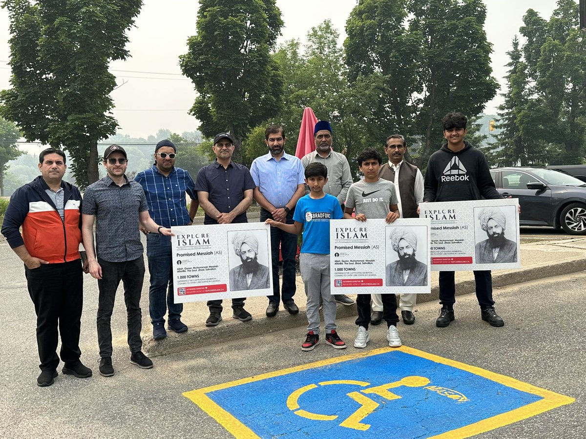 AMYA_Bradford's tweet photo. As part of the nationwide #ExploreIslam campaign, our volunteers visited the Towns of Esmdale and South River to spread the peaceful message of Islam. 
#SouthRiver #Emsdale https://t.co/12JQFoVVnv