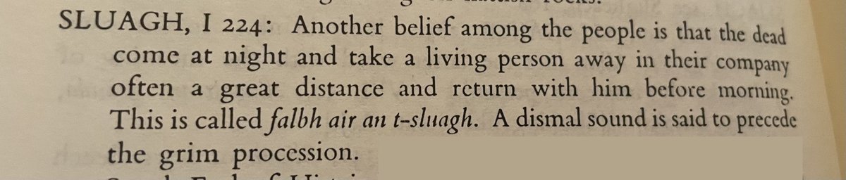 Word use in different contexts can give an insight into traditions and superstitions. A word like ‘sluagh’ (people), can have a very different connotation, as collected by Fr. Allan MacDonald in “Gaelic Words and Expressions from South Uist and Eriskay” (ed. J.L. Campbell, 1958).