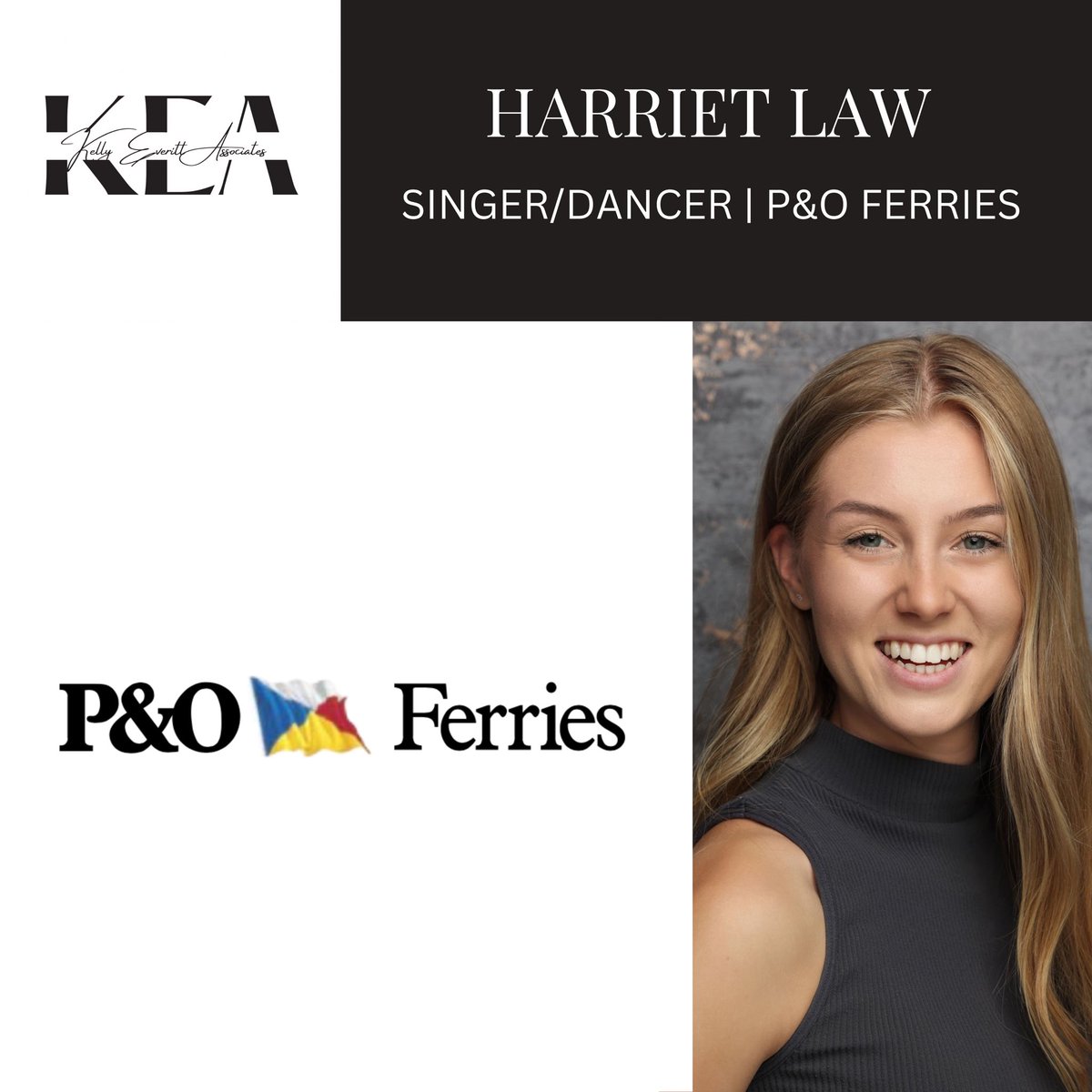 Our HARRIET LAW is currently performing as a Singer/Dancer for P&amp;O FERRIES! ❤️

<a href="/Harri3tLaw/">Harriet</a> <a href="/livebusinessltd/">Live Business</a>