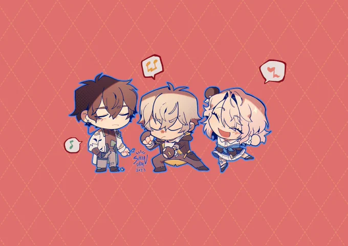 trioblazers little dance i love them so bad fr   #HonkaiStarRail