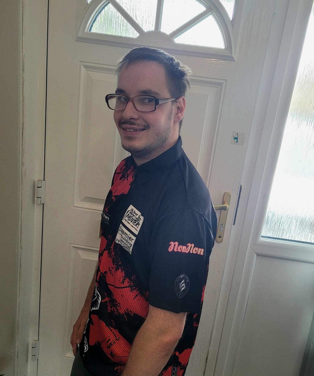 ConquerorDarts's tweet photo. Massive thankyou to @sdg_customs for the quick service with the making and posting of my shirt! Looks incredible. #Darts #PDC #WDDA @PremierDarts @OfficialPDC @DMBDARTS180 @DartsPlanetTV @StraightDarts @DamonHeta180 @Ryanwil05076171 @RachelG180 @aGood3rdLeg @ArkansasDarts @MvG180 https://t.co/PsgLXcgnnM