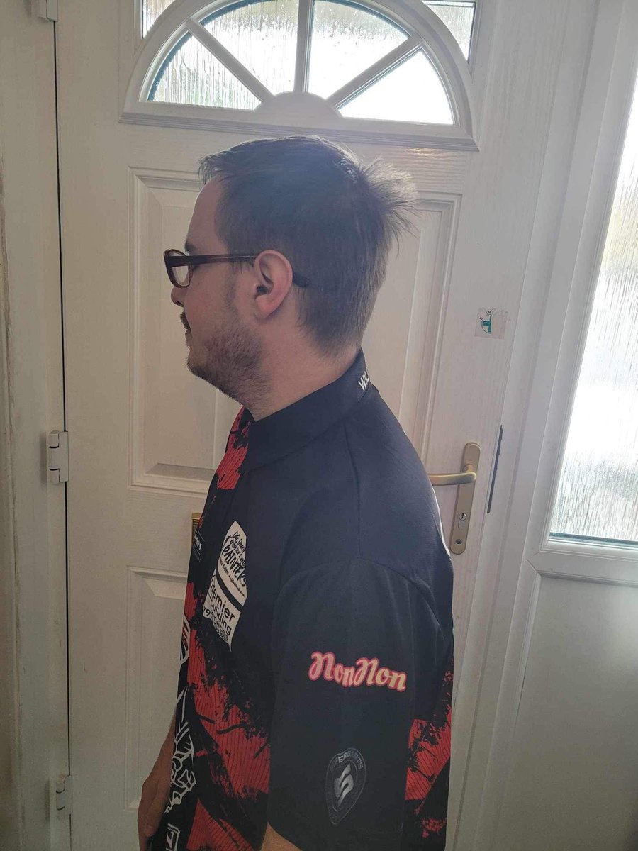 ConquerorDarts's tweet photo. Massive thankyou to @sdg_customs for the quick service with the making and posting of my shirt! Looks incredible. #Darts #PDC #WDDA @PremierDarts @OfficialPDC @DMBDARTS180 @DartsPlanetTV @StraightDarts @DamonHeta180 @Ryanwil05076171 @RachelG180 @aGood3rdLeg @ArkansasDarts @MvG180 https://t.co/PsgLXcgnnM