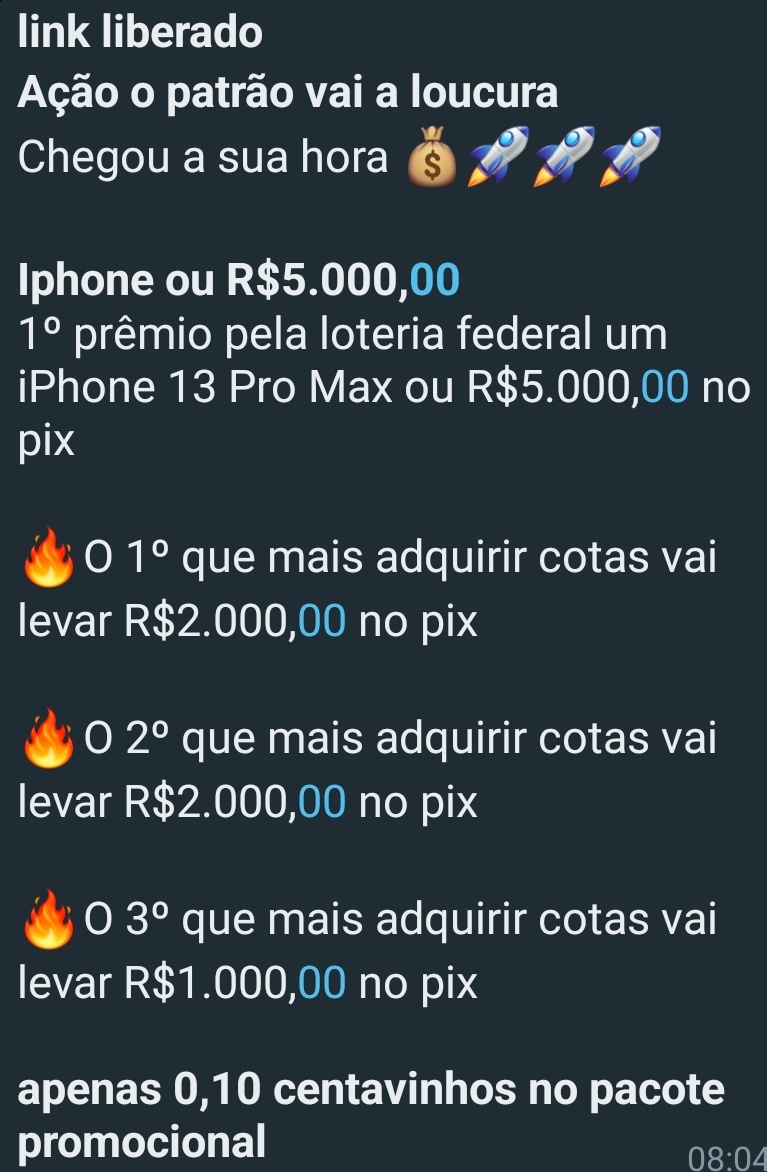 *link liberado*
*Ação o patrão vai a loucura*
Chegou a sua hora 💰🚀🚀🚀

rifei.com.br/meiacuieiphone…