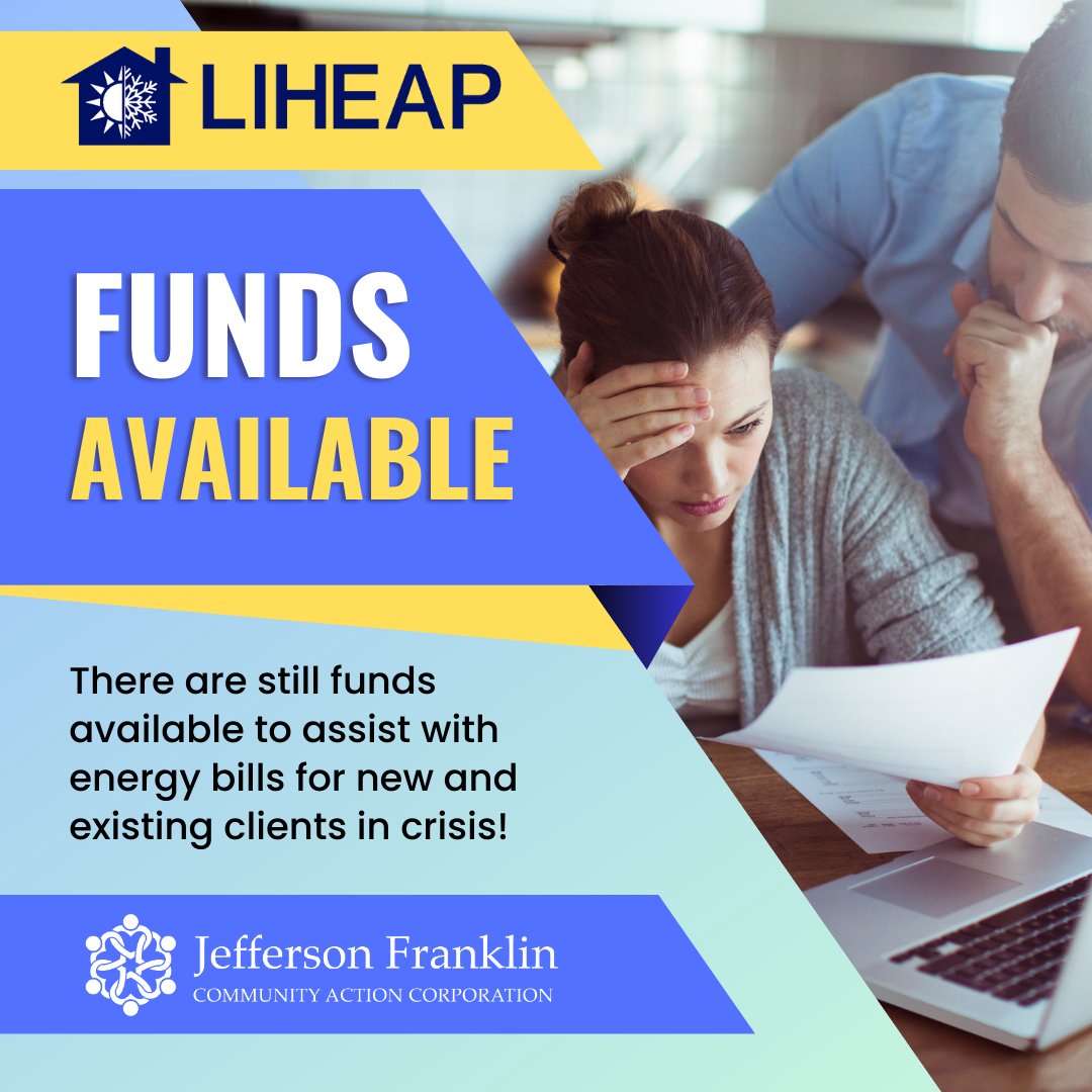 JFCAC_MO's tweet photo. If you or someone you know is struggling to pay your energy bill, JFCAC's LiHEAP department is here to help. This is available for new and existing clients. Go to https://t.co/7vZ1gwx0HA to get started. https://t.co/isuXe2p46j