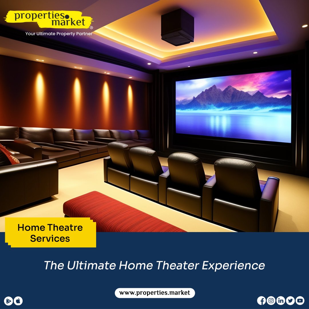 Our expert team will work with you to design and install a custom Home Theater system that fits your space and budget.

👉 Visit us: properties.market/ae/service/hom… 👈

#hometheatre #hometheatresystem #hometheaterservices #hometheaterinstallation #uae #dubai #propertiesmarketuae