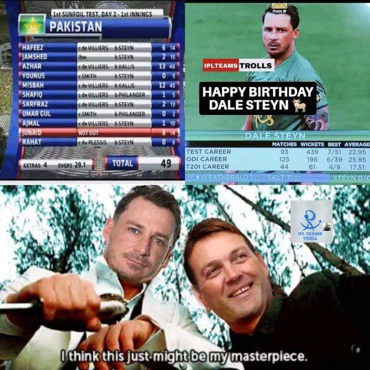 Happy birthday Dale Steyn   