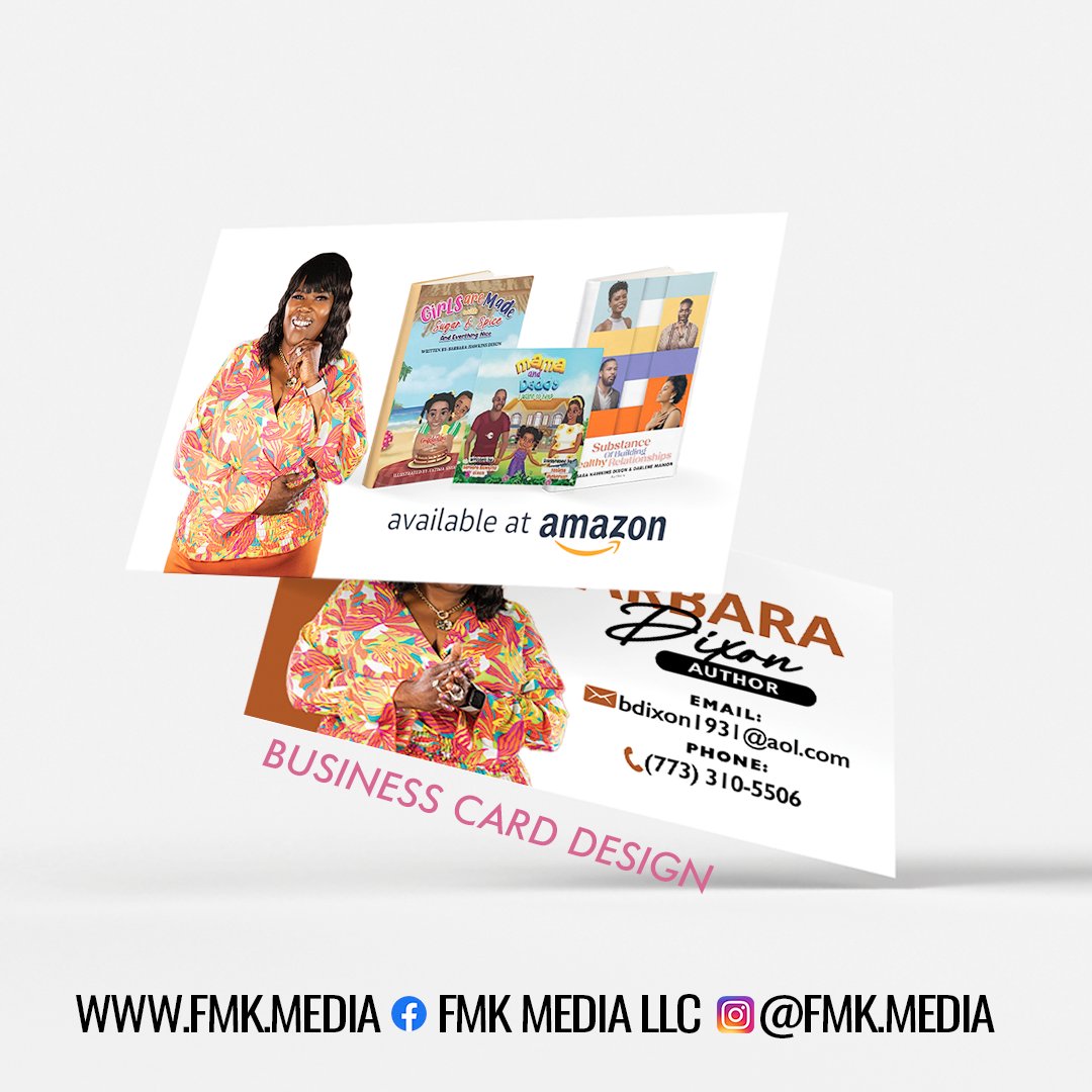 fmkmedia's tweet photo. Business Card Design for Barbara, thank you! To request a design email: Felice@fmk.media 
. 
 #squareflyers #flyers #squareflyer #Squareflyers #quickturnaround #quickflyers #graphicdesign #flyerdesign #entrepreneur #author https://t.co/6O6H6ygReO