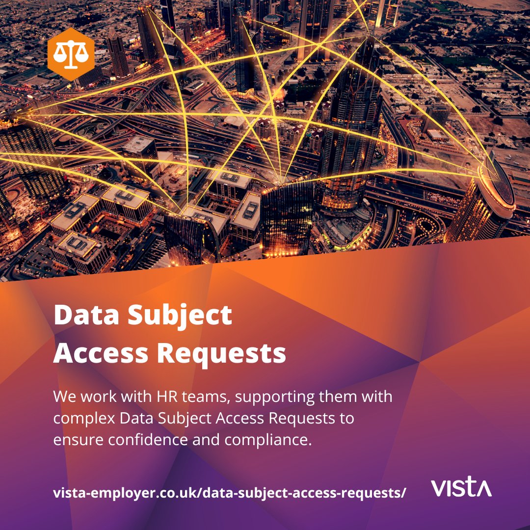 Vista_Tweets's tweet image. Top tips for employers when for dealing with a big old  #DSAR:

vista-employer.co.uk/responding-to-…

Download the guidance on our resource hub (you'll need to be logged in to download!)

#EmploymentLaw #HRSupport #HRCommunity