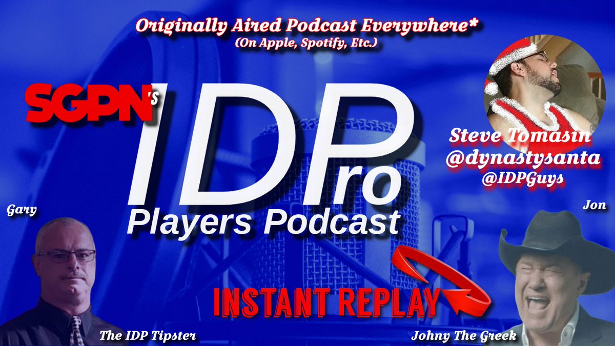 F6P_Sidekick's tweet image. 🚨Live Instant #IDP Replay...

Fantasy Football's #FFIDP Boom Or Busts With @IDPGuys #IDPro @dynastysanta 🍻

#NFL #IDPros @SGPNfantasy #FantasyFootball
#Americanfootball @TheSGPNetwork #NFLTwitter 

🔥Live HotLink...
youtube.com/live/2FHw7Lgll…