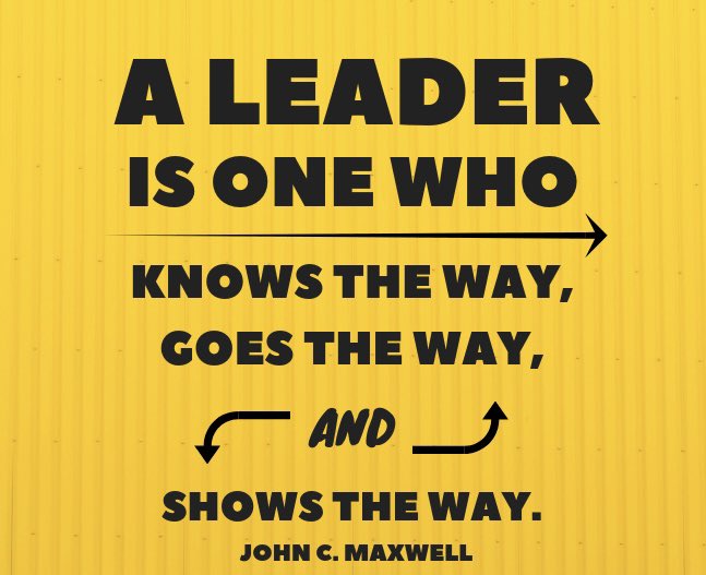 A LEADER IS ONE WHO
KNOWS THE WAY, 
GOES THE WAY,
AND SHOWS THE WAY.
#education #teacher #sped #autism #LeadershipMatters #teachertwitter #ISTELive23 #ISTE23