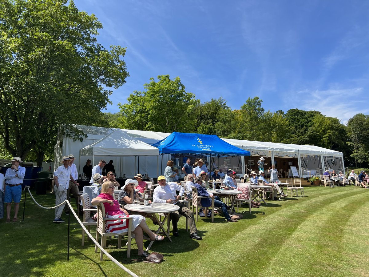 TeddiesRhubarb's tweet photo. A fantastic day at Wormsley for the Teddies T20 Cricket Festival, with gorgeous sunshine, topped off by by wins for the Girls 1st XI and the Boys 1st XI. 

Thank you @oxfordshirecricket Falcons and @Eton_College for such great games!

#Wormsley #Cricket #OSE #teddiescricket https://t.co/MRs08A3j4A