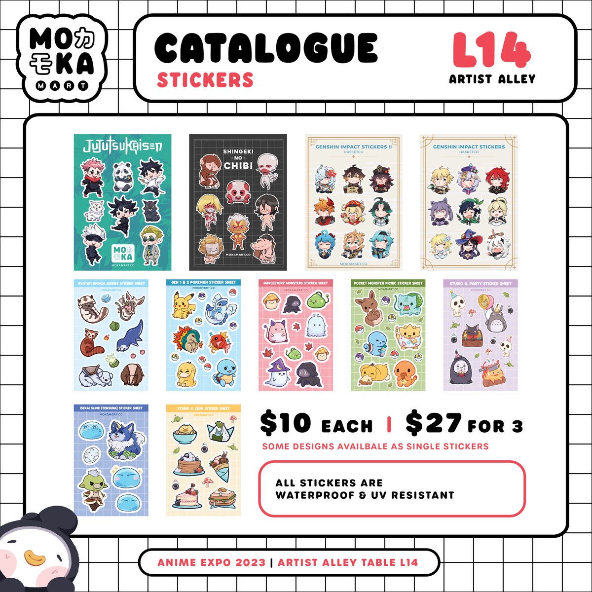 Our Anime Expo 2023 Catalog is available now!✨ 📍Kentia Hall