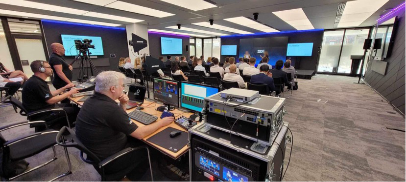 UKSV's tweet image. We’re still buzzing from yesterday’s livestream event for our client at their offices in Southbank, London. Our talented team worked tirelessly behind the scenes to ensure a flawless production as always. #Livestream #VirtualExperience #EventProduction