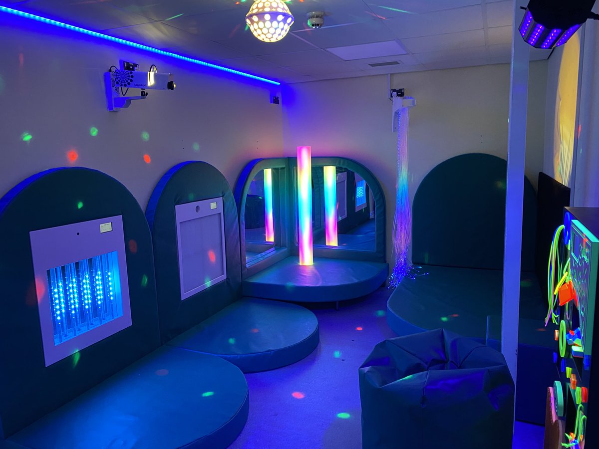Sensory room installed. A fabulous addition to our health and well-being provision. #HealthyConfidentIndividuals
