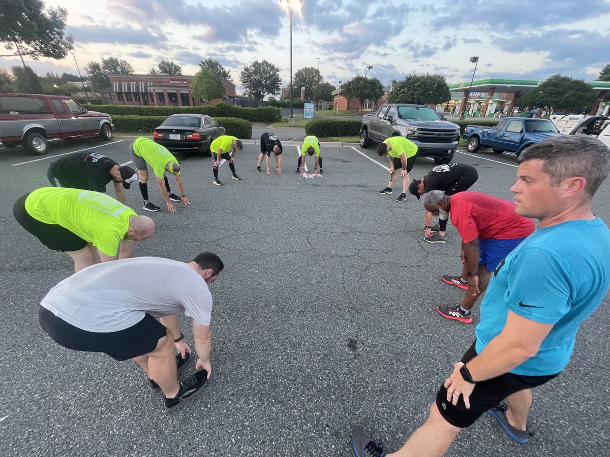 13 ran/rucked all over town and even got in a quick stretch at the end at this week’s Chum led RPG #F3Counts @F3Nation