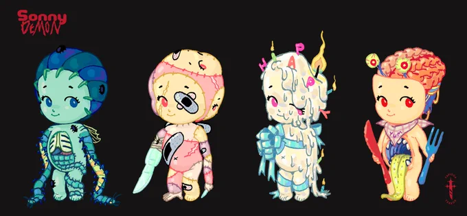 couple of character designs from the first half of this year