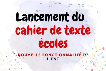 🎉Vous l’attendiez ? Il est arrivé ! Notre nouvel outil de cahier de texte pour les écoles vous permet de noter des devoirs ou des évènements.

ℹ️ Plus d'info sur l'installation et l'utilisation du cahier de texte dans cet article : usages.blogs.laclasse.com/2023/06/27/nou…