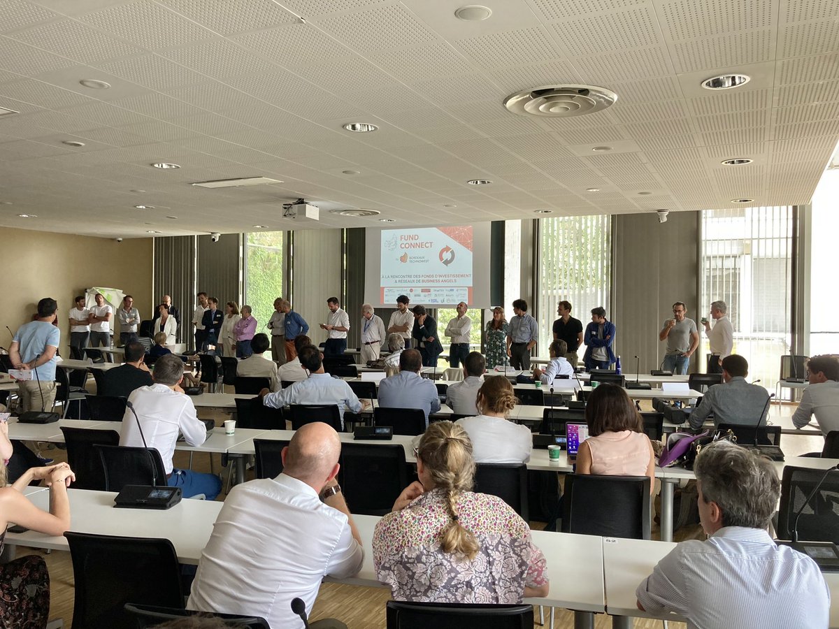 Bdx_Technowest's tweet photo. La technopole organise la 3️⃣ème édition du #FundConnect, la rencontre croisée des fonds d’investissement et des #startup

🔹 22 fonds et réseaux de Business Angels présents
🔹75 #startup en découverte ou en recherche active
🔹Une formule simple : #pitch inversé &amp; speed meeting https://t.co/Jp1hT1e6cU