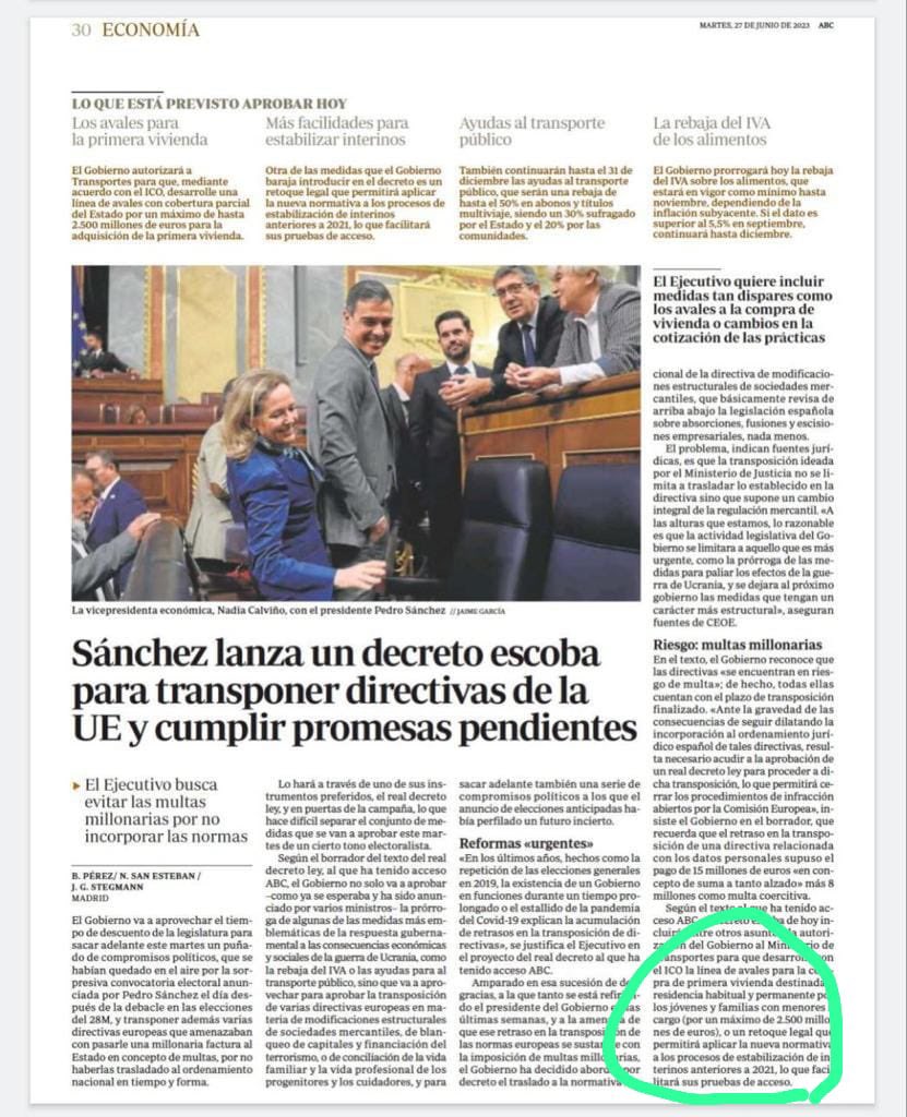 📢 Se cumplirá décadas después con la Directiva 1999/70/CE y jurisprudencia del TJUE⁉️

📢 No queremos más humo, estabilización para todas las víctimas de abuso de temporalidad‼️

#FijezaYa 

<a href="/sanchezcastejon/">Pedro Sánchez</a> <a href="/Yolanda_Diaz_/">Yolanda Díaz</a> <a href="/PSOE/">PSOE</a> <a href="/ppopular/">Partido Popular</a> <a href="/sumar/">Sumar</a> <a href="/ComisionEuropea/">Comisión Europea en España</a> <a href="/EU_Commission/">European Commission</a>