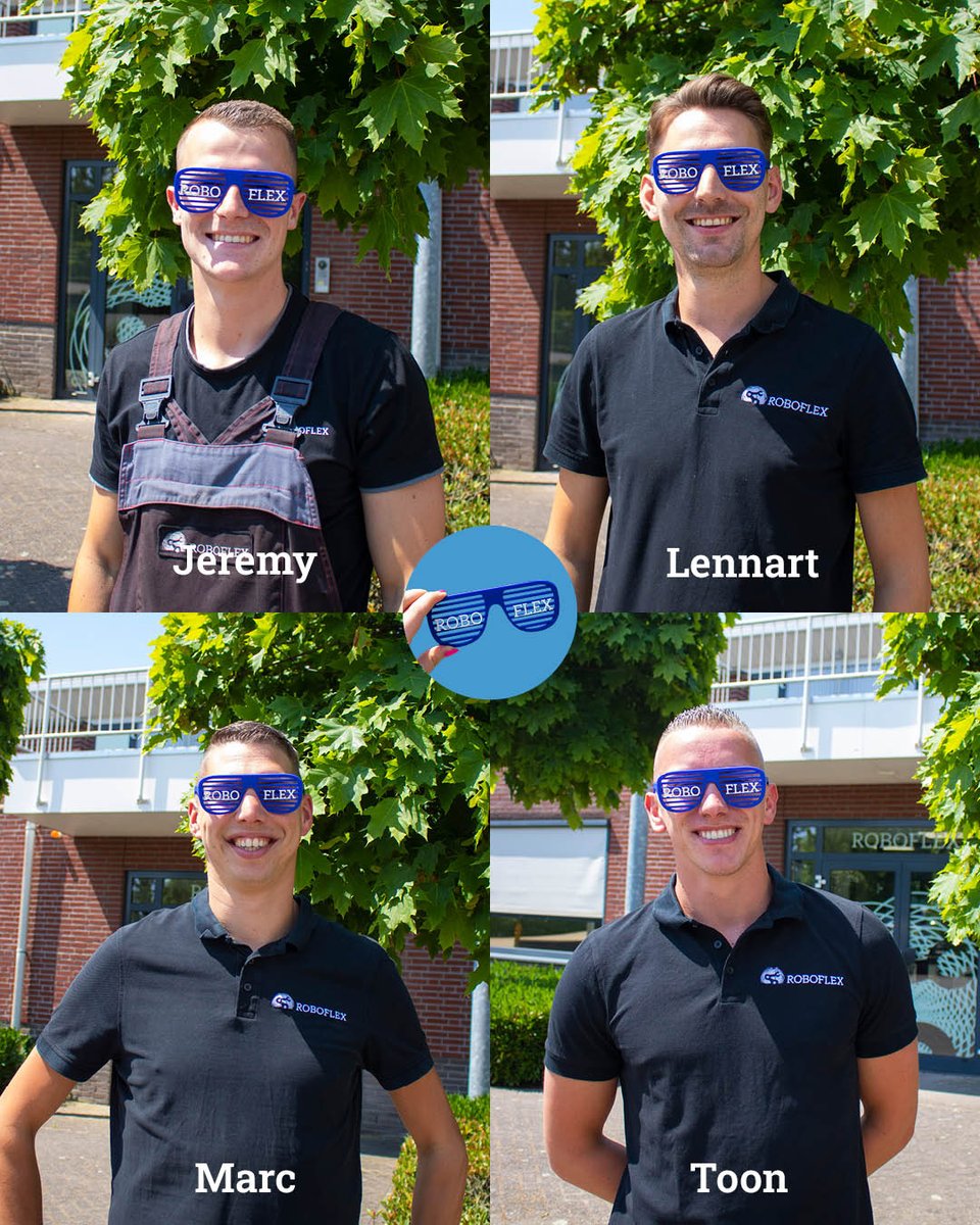 RoboFlexRobotic's tweet image. Onze collega&apos;s rocken de Roboflex-zonnebril in de Brillenparade! 😎 Swipe naar links en beslis wie het beste straalt. Laat je favoriet weten en wie weet wint die de stijlvolle zonnebril! 🔥 #Roboflex #Brillenparade #StijlvolleCollega&apos;s #ZonnebrilFever #Werkplezier #Fashion