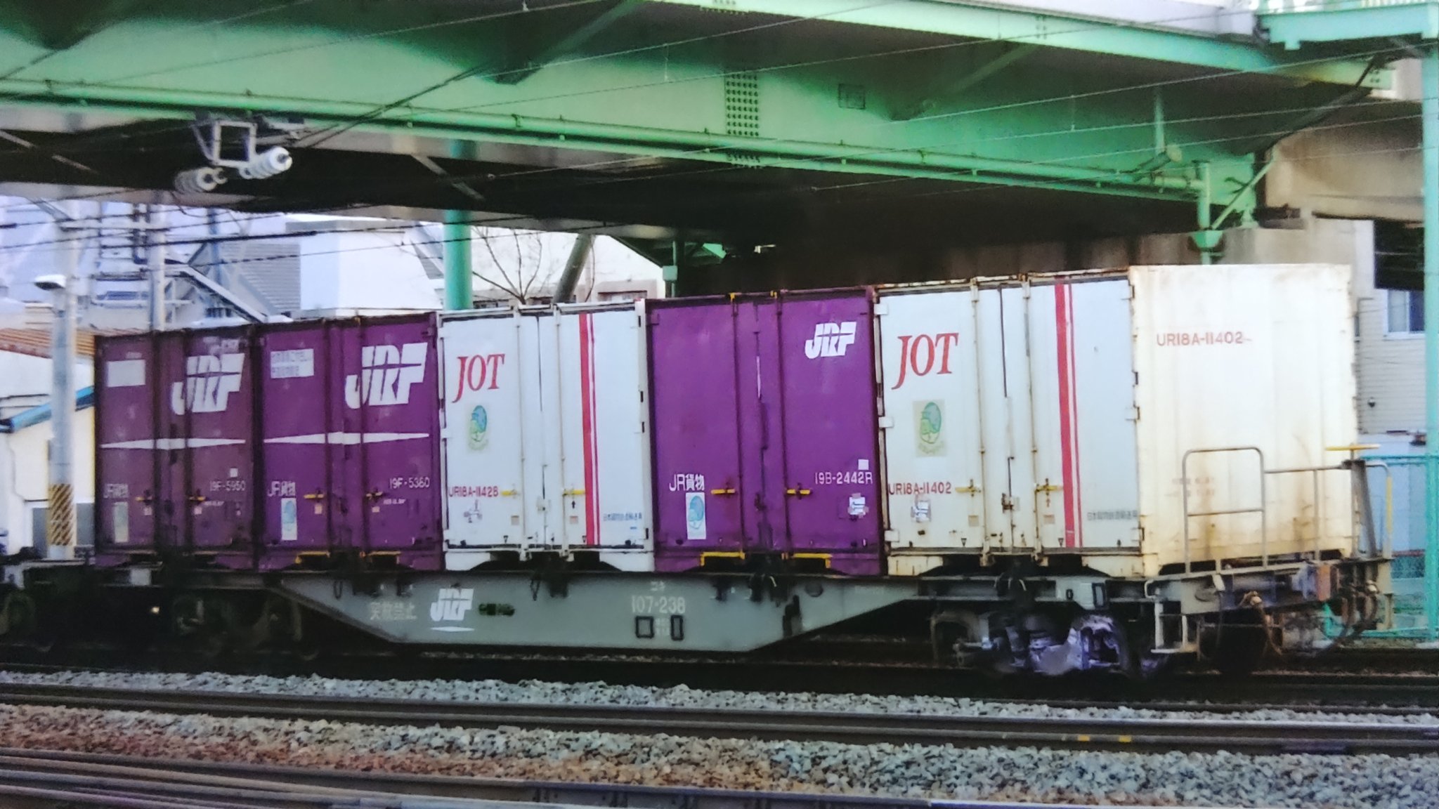 EF210とコキ107 JR貨】コキ107形（新車）8両 梅田貨物へ |2nd-train鉄道ニュース