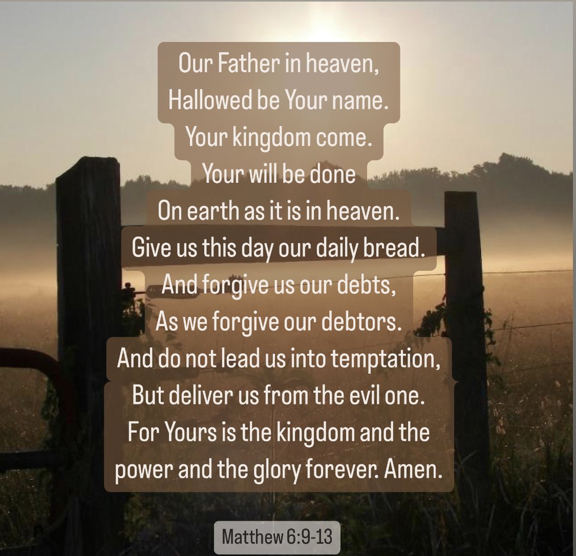 nowprayingnash's tweet image. how can we not pray daily the beautiful prayer Christ taught us?

#pray #today #praydaily #praying #keeppraying #praytoday #prayer #prayerlife #prayers #prayertime #prayeroftheday #tuesday #tuesdaymotivation #tuesdaymorning