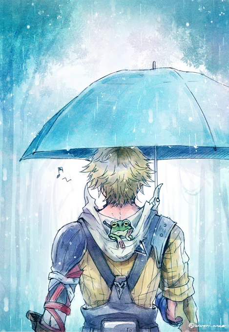梅雨なのでお気に入りの絵も再掲させてください