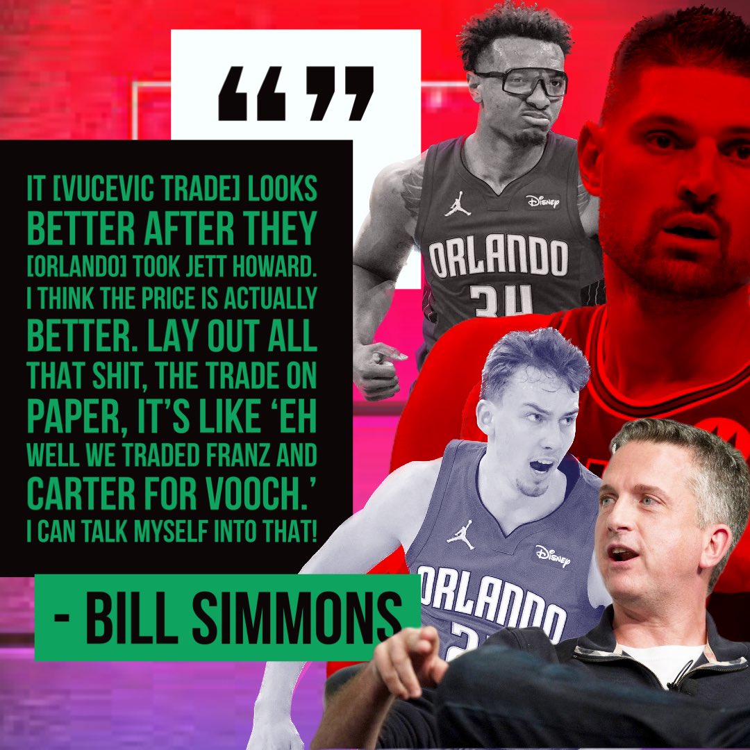 @JettHoward5 Ayo Bill Simmons a 🤡 ass frfr 

We’re more than happy to have you here & we #MagicTogether  fans think you about to be big time in Orlando!