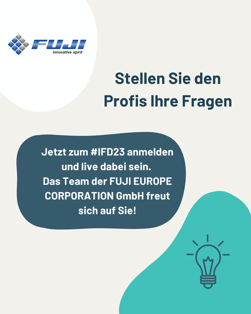 Fragen zur Elektronikfertigung in Deutschland beantwortet Ihnen das Team der FUJI EUROPE CORPORATION GmbH
gerne persönlich auf dem EPP InnovationsFORUM.

-> Jetzt schnell anmelden und am Donnerstag dabei sein:

epp.industrie.de/innovationsfor…

#IFD23 #smt #smd #electronics