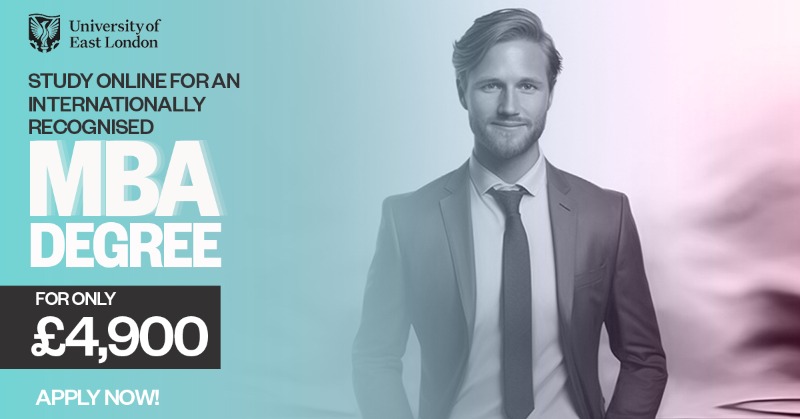 UNICAForg's tweet photo. Study for a British MBA degree online for only £4,900. Pursue your dream with Unicaf. Apply now