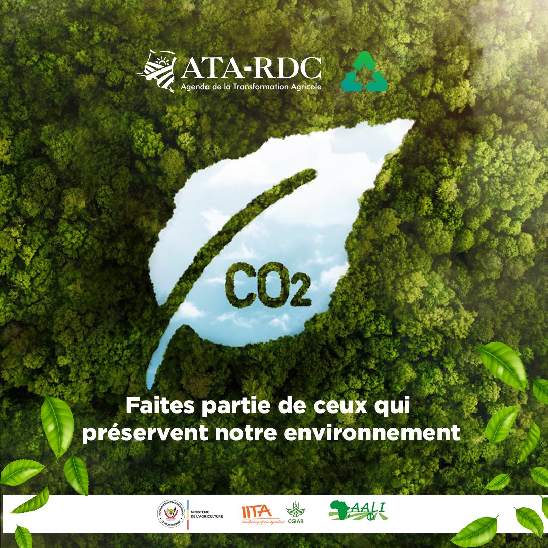 ATARDC's tweet photo. Le mois de l'environnement touche à sa fin, mais notre engagement à protéger notre planète doit continuer. 

Cultivons nos propres aliments, préservons la biodiversité et discutons de l'agriculture pour un avenir plus durable 🌱🌍 

#Atardc #biodiversité #agriculture #environnement"