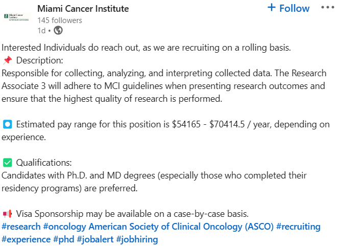 ProjectImg's tweet photo. Research Associate
Miami

More Info: May reach out to me at mainak.bardhan@baptisthealth.net for any discussion https://t.co/mTaISnE3yG