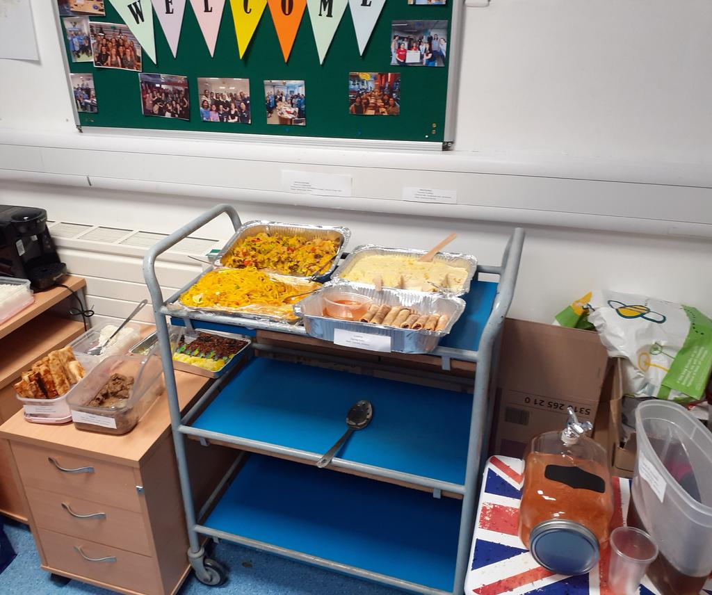 Day 1 international menu week on F4 ortho going well, Filipino monday,  Italian Tuesday. Well done Jeanne and F4.