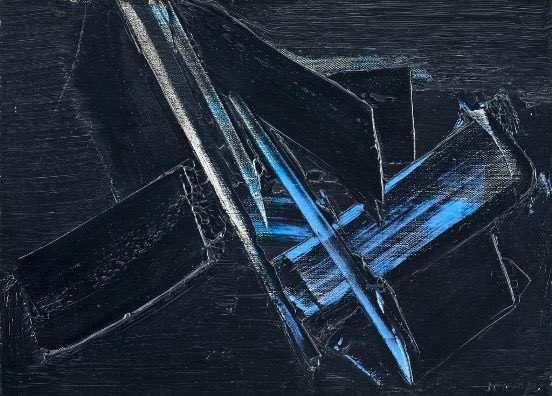 Art Basel souvenir : Blue • Pierre Soulages (1919 - 2022)
Peinture 33 x 46 cm, 8 septembre 1959
_
#modernart