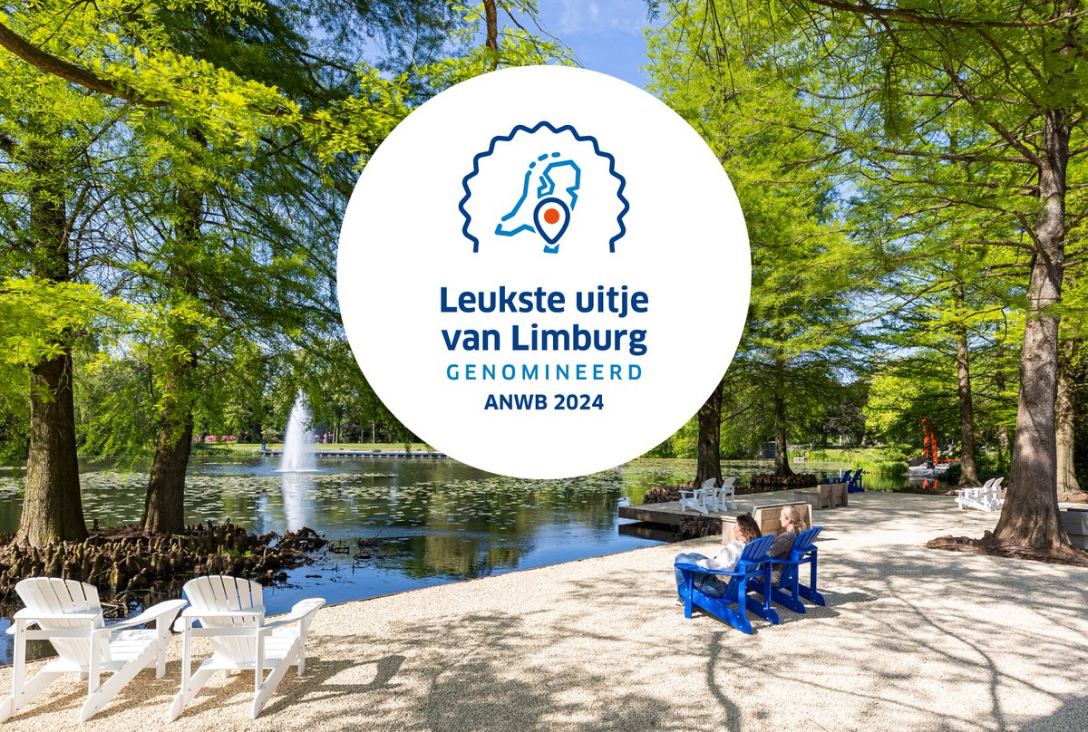 YES: Kasteeltuinen Arcen genomineerd voor ‘Leukste uitje van Limburg 2024’! 💙✨ Wij zijn enorm trots dat we voor de negende keer genomineerd zijn door @ANWB Help jij ons mee op weg naar goud? 🏆 Stem via: anwbleuksteuitje.nl/kasteeltuinen-…