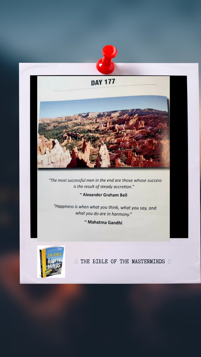 Today's quotes by #alexandergrahambell and #mahatmagandhi 

📚 The Bible of the Masterminds

#vladimirakuna #thebibleofthemasterminds #success #creation #calmnessofmind #serenity #happiness #harmony #brycecanyon #usaroadtrip #booksuccess #wealth #365quotes #inpirationalquotes