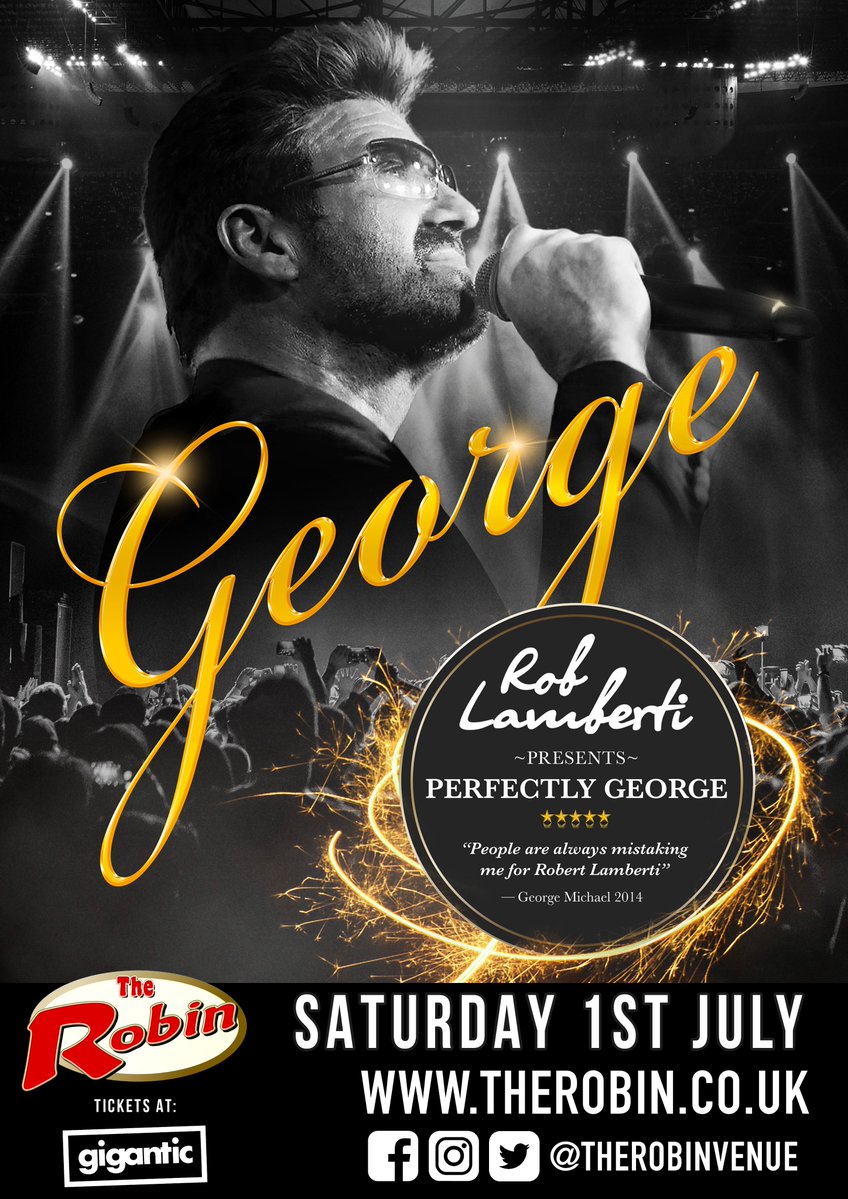 therobinvenue's tweet photo. Coming this Saturday...
#RobLamberti as #GeorgeMichael is in the house!!!
Not only does Rob Lamberti sound like George, his resemblance is unreal!
๐๏ธTickets;๐
๐ทhttps://t.co/dO9QVw6Jit https://t.co/nnxx4KtWDS