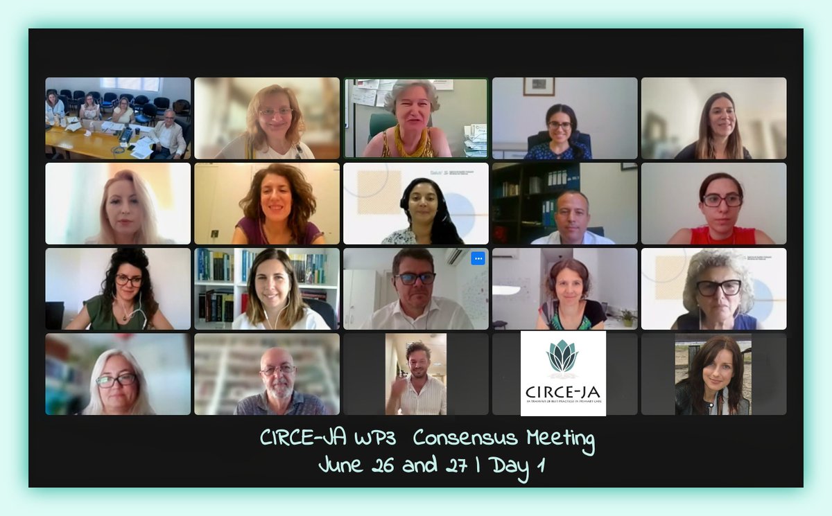 Delighted to have colleagues from 🇪🇸🇵🇹🇷🇴 🇧🇪🇵🇱 join us in @CIRCE_JA  for #primarycare+best practice transfer+#implementationscience with @EU_HaDEA 🇪🇺support in 🇬🇷 @CreteRegion + @UOC_gr  @YpYgGR @AQuAScat @Agenas_Salute @SanidadeXunta @NFZ_GOV_PL @FProgresoysalud @NIJZ_pr #PHC