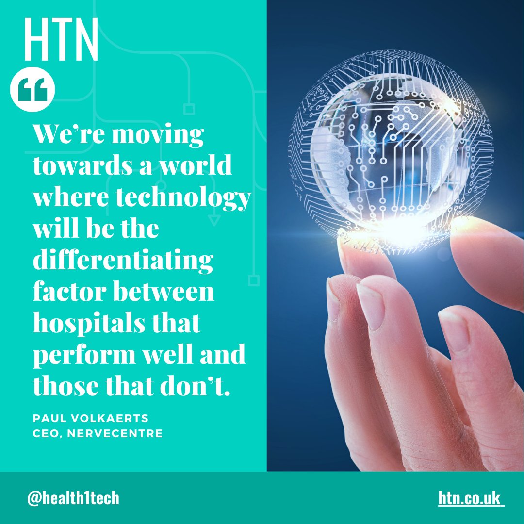 HTN Quote of the Day! 💡

Today's quote is from Paul Volkaerts, CEO of <a href="/nervecentrehq/">Nervecentre Software</a>, who discussed the challenges of EPR markets!
#interview #healthtech #epr #quoteoftheday

Read the full interview here:
htn.co.uk/2022/11/10/fea…