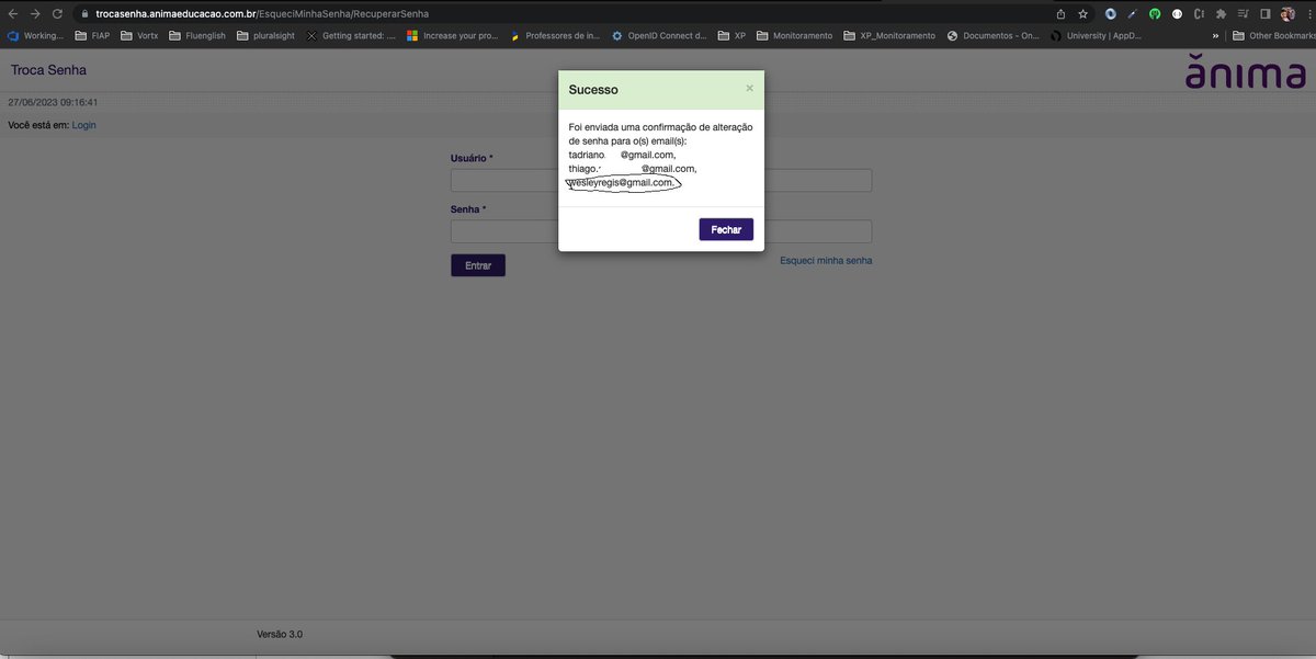 programadriano's tweet photo. @Unimonte  @usjtoficial , tentei entrar no portal para ver se o meu diploma digital esta pronto e deu erro de login, ao tentar resetar a senha recebi uma mensagem com um email que não é meu. Duvida onde fica a LGPD com isso? Eu so quero o meu diploma. https://t.co/H0UexHPBpu