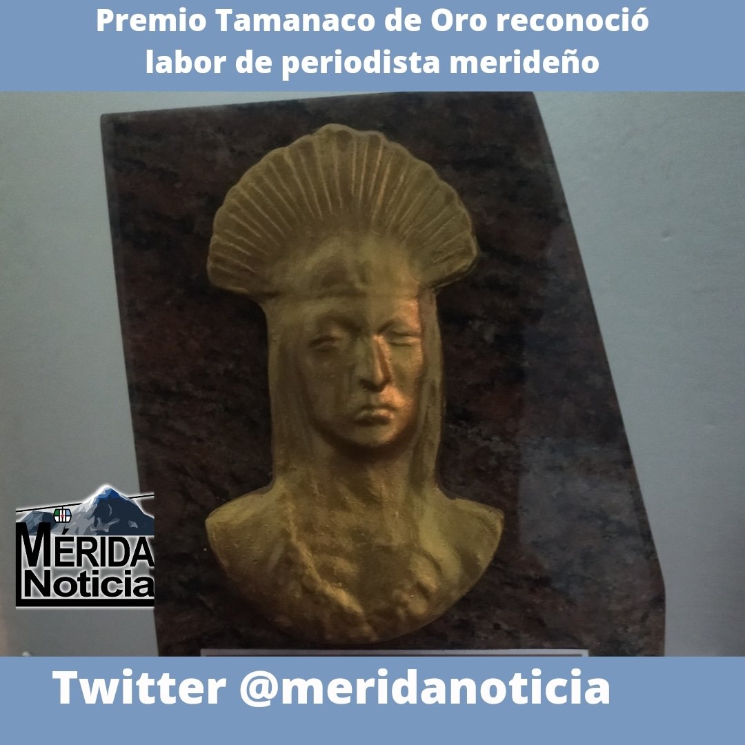 MeridaNoticia's tweet photo. Mérida Noticia... ¡Es noticia!

A propósito de celebrarse este #27Jun el #DíaNacionaldelPeriodista, y con motivo de esta importante fecha, el periodista Jesús Quintero, ha sido reconocido por el Tamanaco de Oro
#diadelperiodista  #Venezuela #TamanacoDeOro
https://t.co/XHBmEbL7qQ https://t.co/3ytAuwuZjb